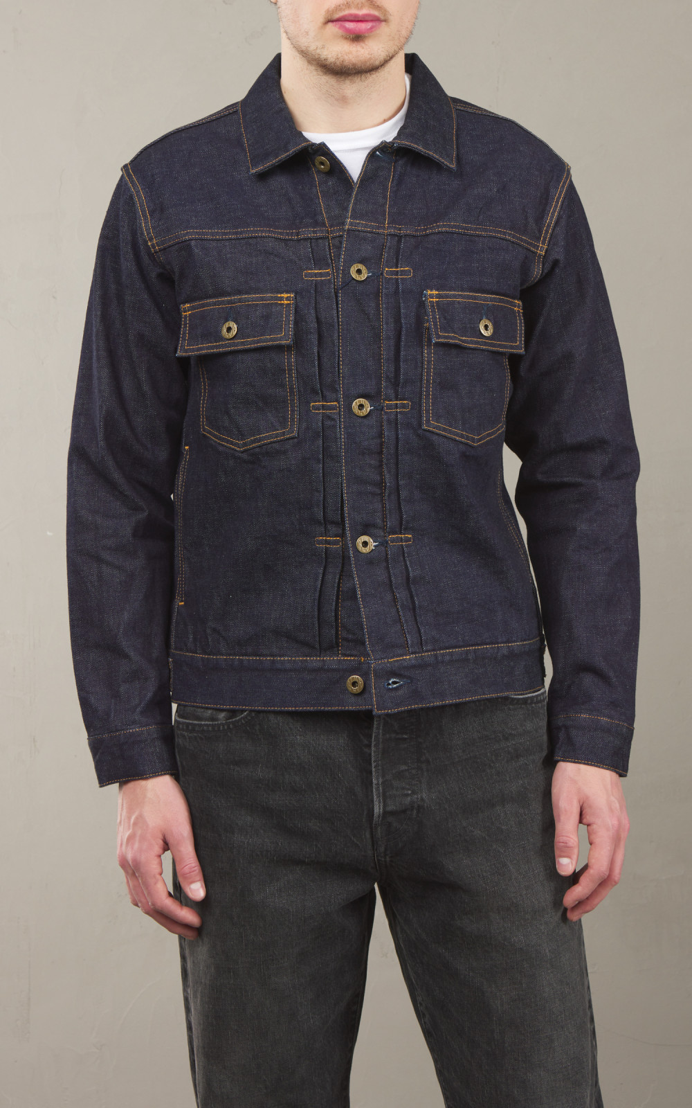 Japan Blue JBGJ1000 Type 2 Denim Jacket Indigo 14.8oz | Cultizm