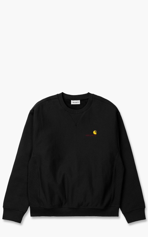 Carhartt WIP American Script Sweatshirt Black