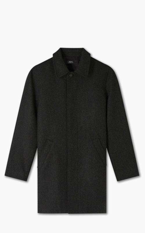 A.P.C. Mac Pete Coat Dark Green