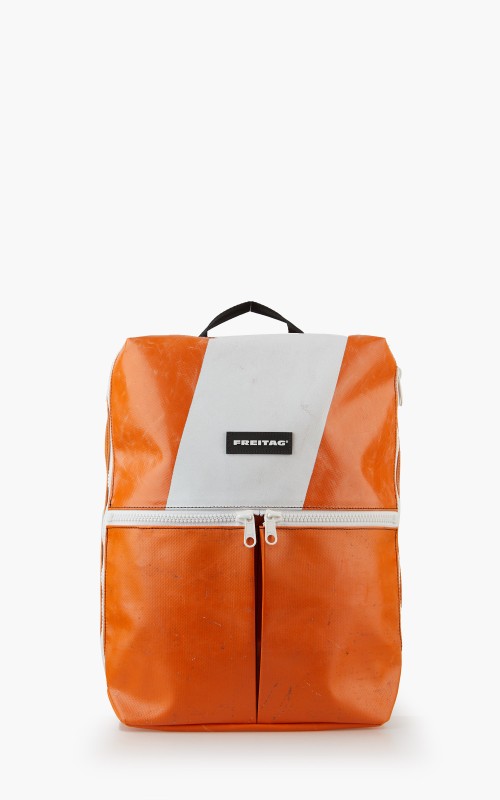 Freitag F49 Fringe Backpack "Happiness" Orange 11-1 F49-OR-11-1