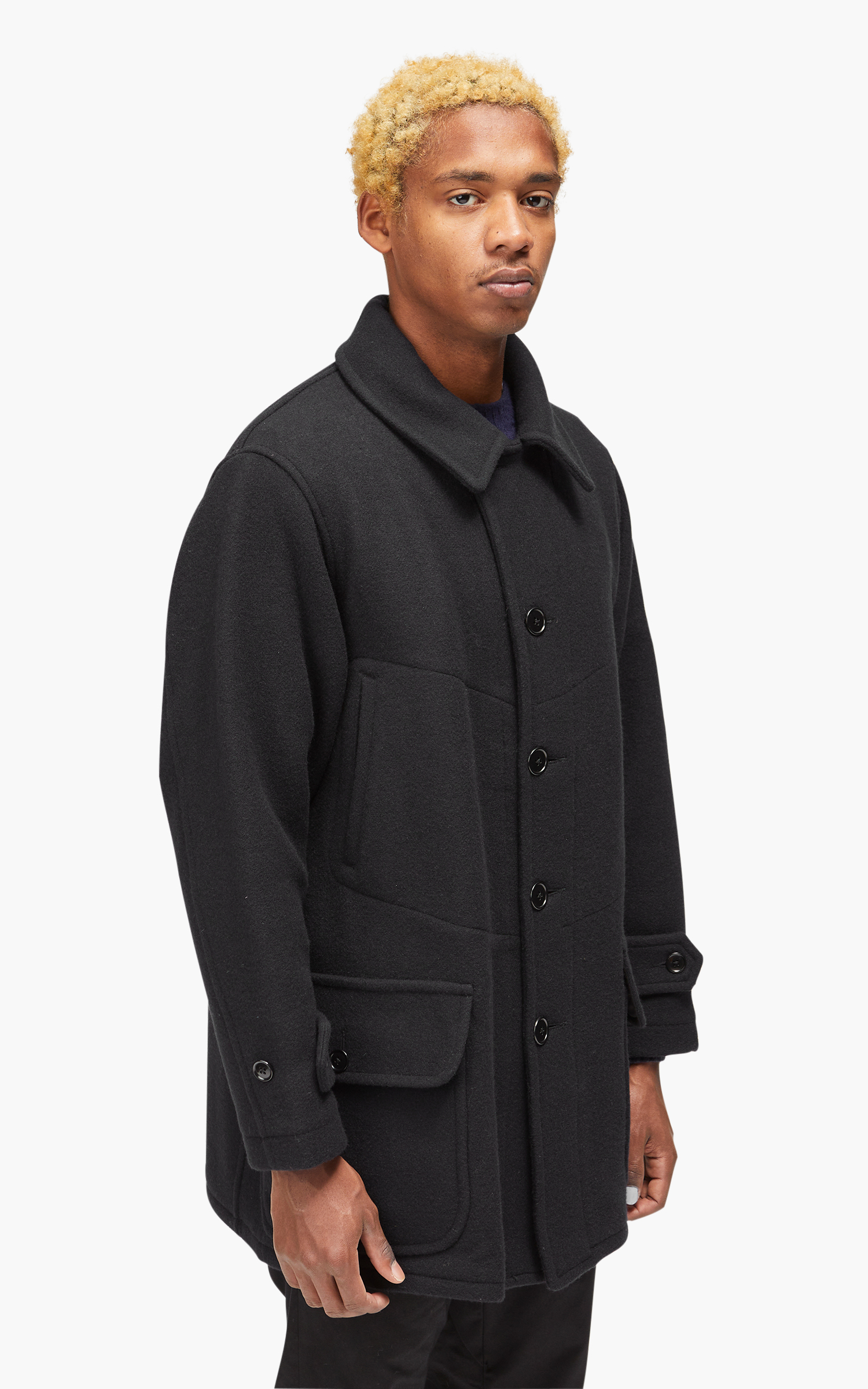 Beams Plus Hunting Coat Heavy Melton Navy | Cultizm