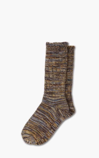 Anonymous Ism Socks 5 Color Mix Crew Brown