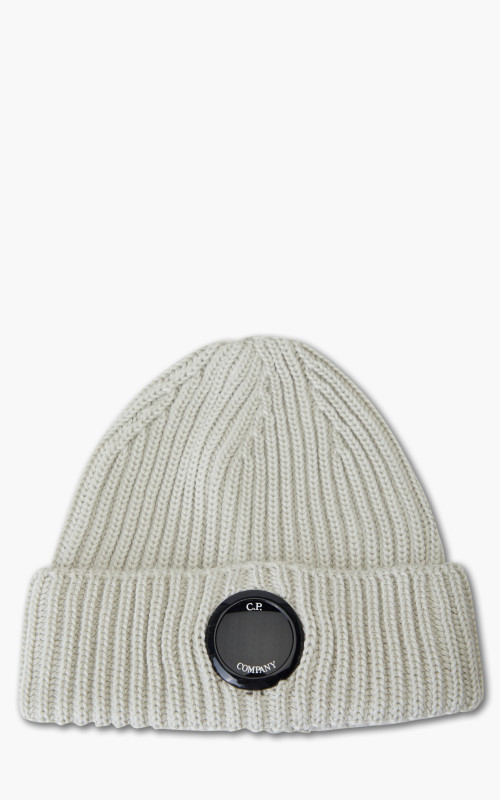 C.P. Company Extra Fine Merino Wool Beanie Pelican