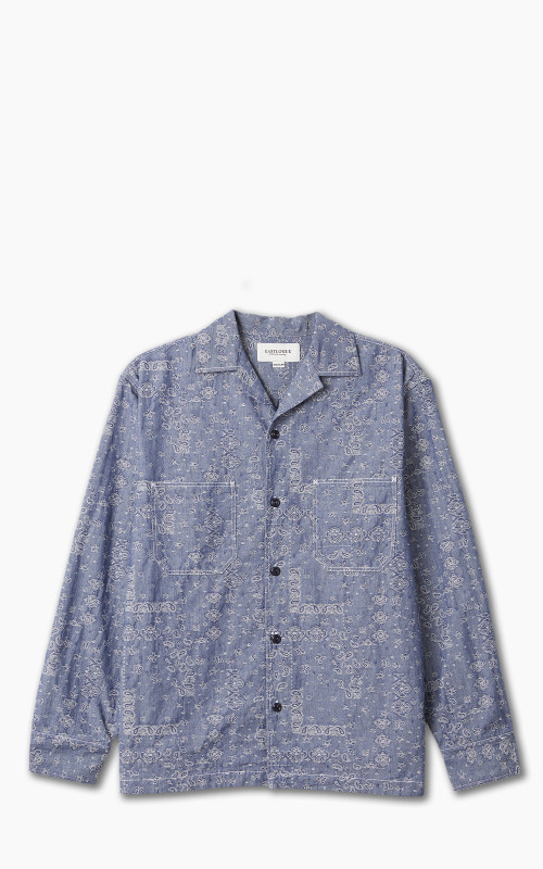 Eastlogue Mechanic Shirt Chambray Paisley