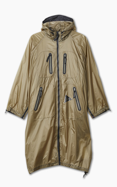 and wander Fly Rain Long Coat Beige