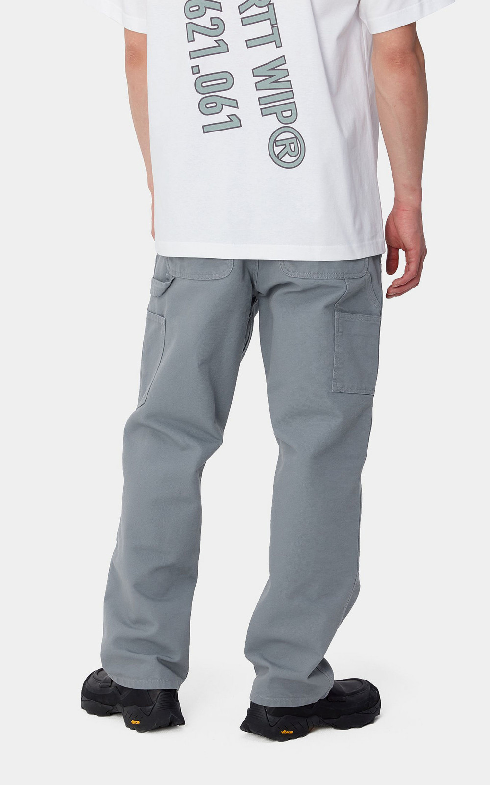 Carhartt WIP Double Knee Pant Dearborn Canvas Dove Grey