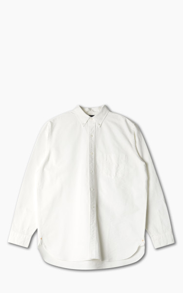 Beams Plus B.D. Classic Fit American Oxford Shirt White