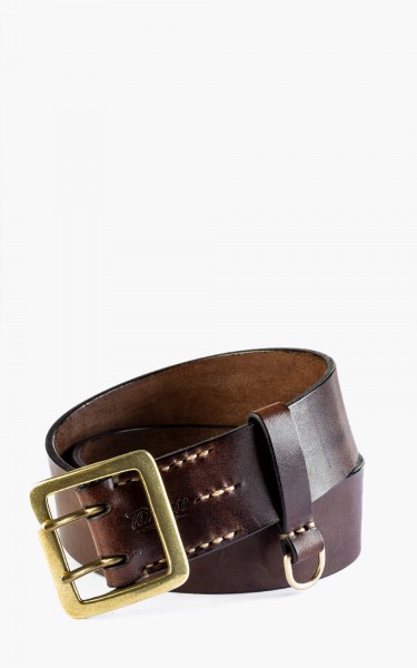 Timeless Leather Craftsmanship Double Prong 45er Belt Brown
