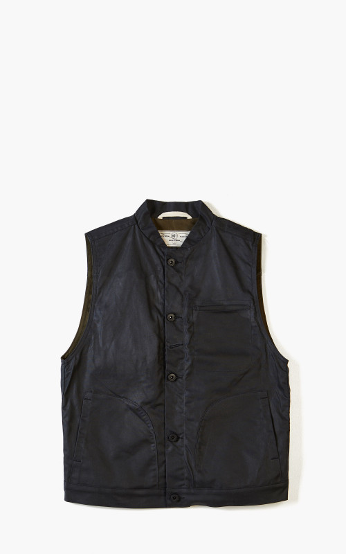 Rogue Territory Supply Vest Waxed Canvas Ridgeline Black