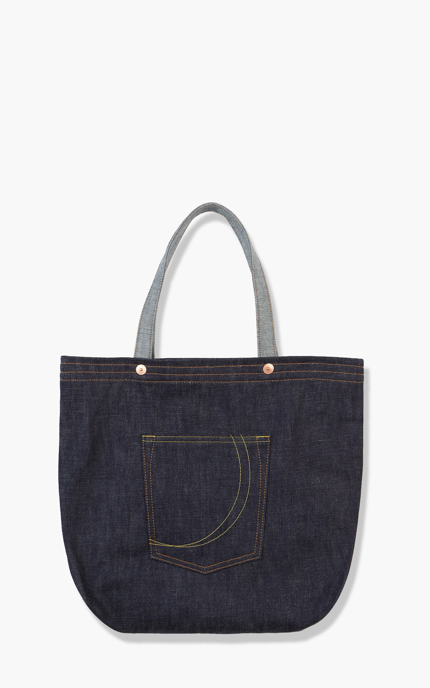 Momotaro Jeans B-10 Denim Tote Bag Indigo | Cultizm
