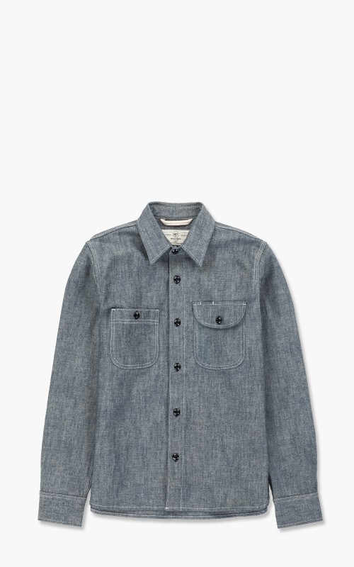 Rogue Territory Work Shirt Light Indigo Canvas