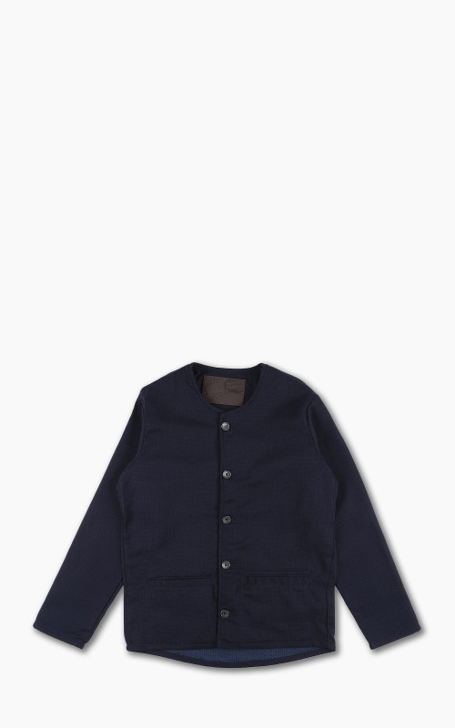 Naked & Famous Denim Smart Jacket Sashiko Double Gauze Indigo