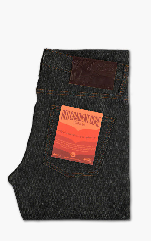 Naked & Famous Denim Super Guy Red Gradient Core Selvedge Denim 12.5oz