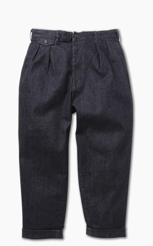 Beams Plus 2 Pleat Denim Trouser Indigo