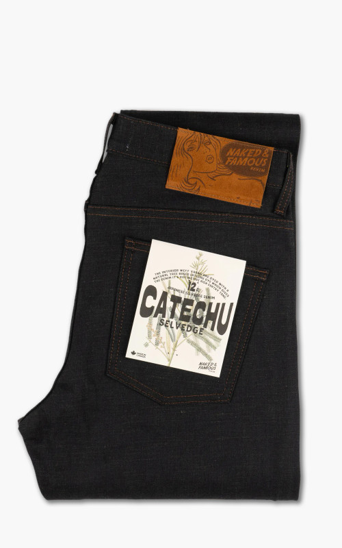 Naked & Famous Denim Super Guy Catechu Selvedge Denim 12oz