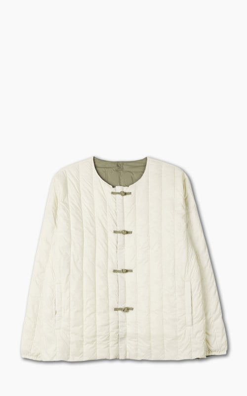 Taion x Beams Lights Reversible China Inner Jacket Off White/Sage