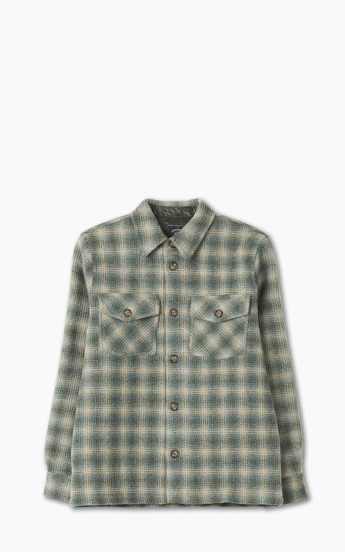 Portuguese Waffle Overshirt Green