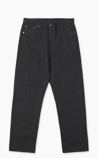 Kaptain Sunshine 5P Zipper Front Denim Pants One Wash Black