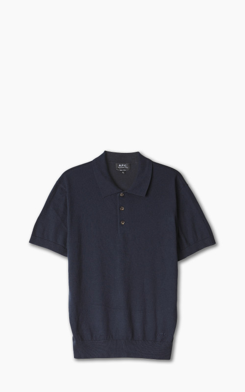 A.P.C. New Gregoire Polo Shirt Dark Navy