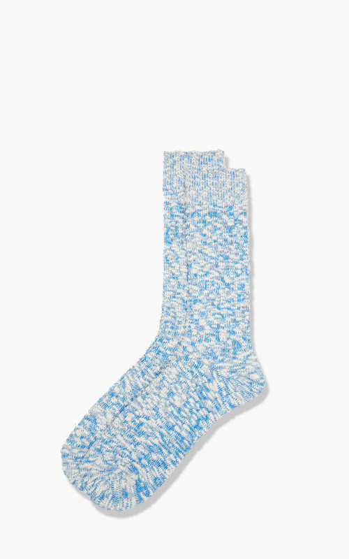 Anonymous Ism Socks Light Slub Crew Blue 16790000-40