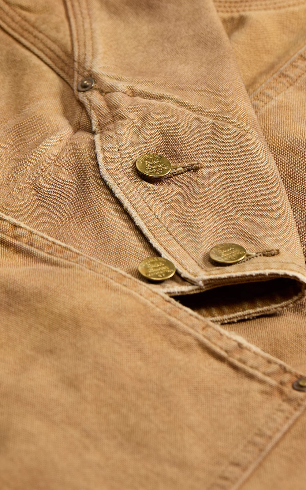 RRL Lynn Corduroy-Collar Canvas Jacket Vintage Khaki | Cultizm