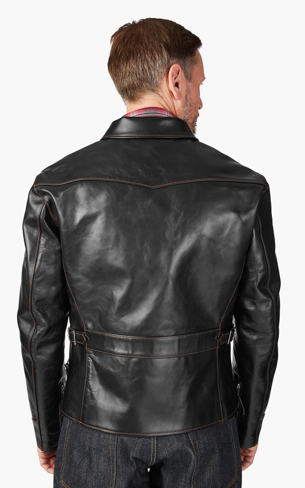 The Flat Head FN-LJ-HS005 Horsehide Single Rider Jacket