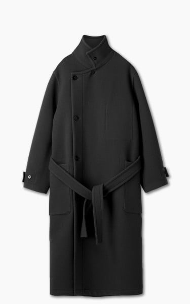 Lemaire Wrap Coat Wool Black