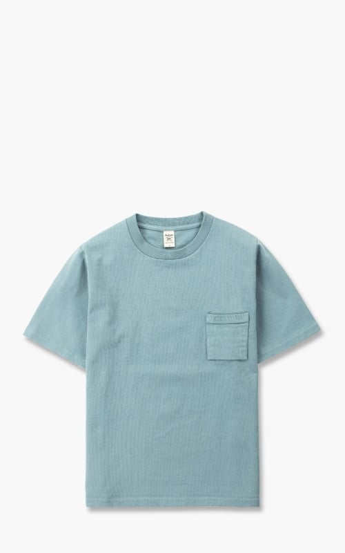 Jackman Dotsume Pocket T-Shirt Fade Green