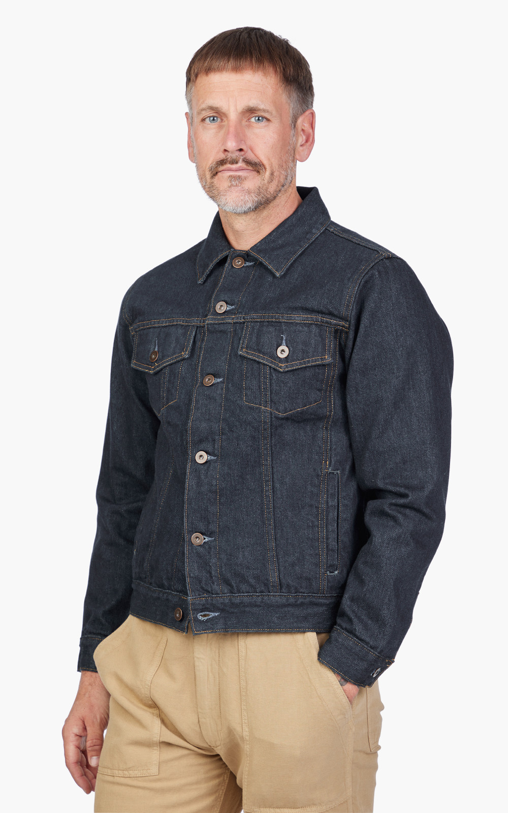 Tellason Jean Jacket Selvedge Denim Indigo Rinsed Cultizm