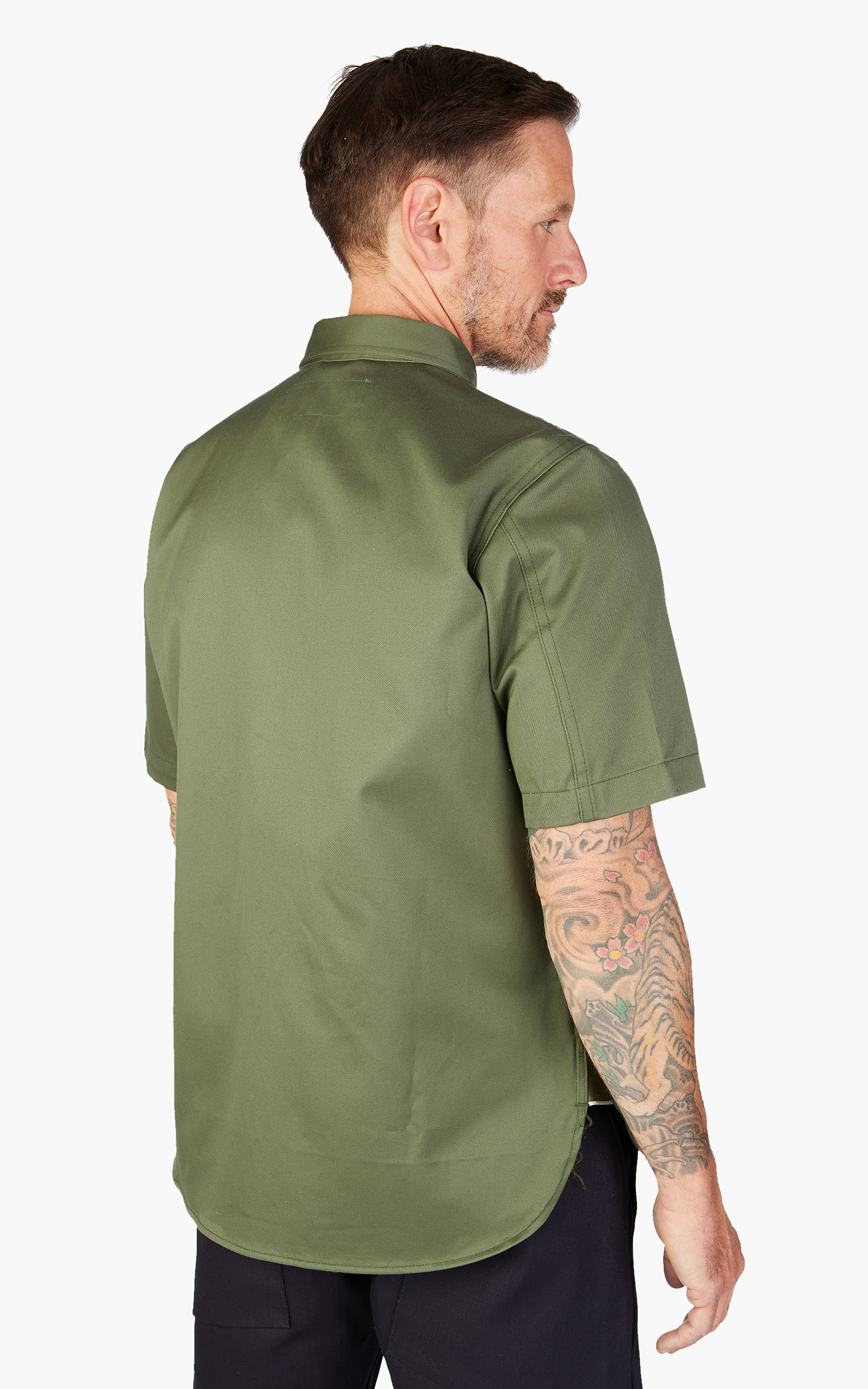 Rogue Territory Field Shirt Twill Selvedge Olive 9oz | Cultizm