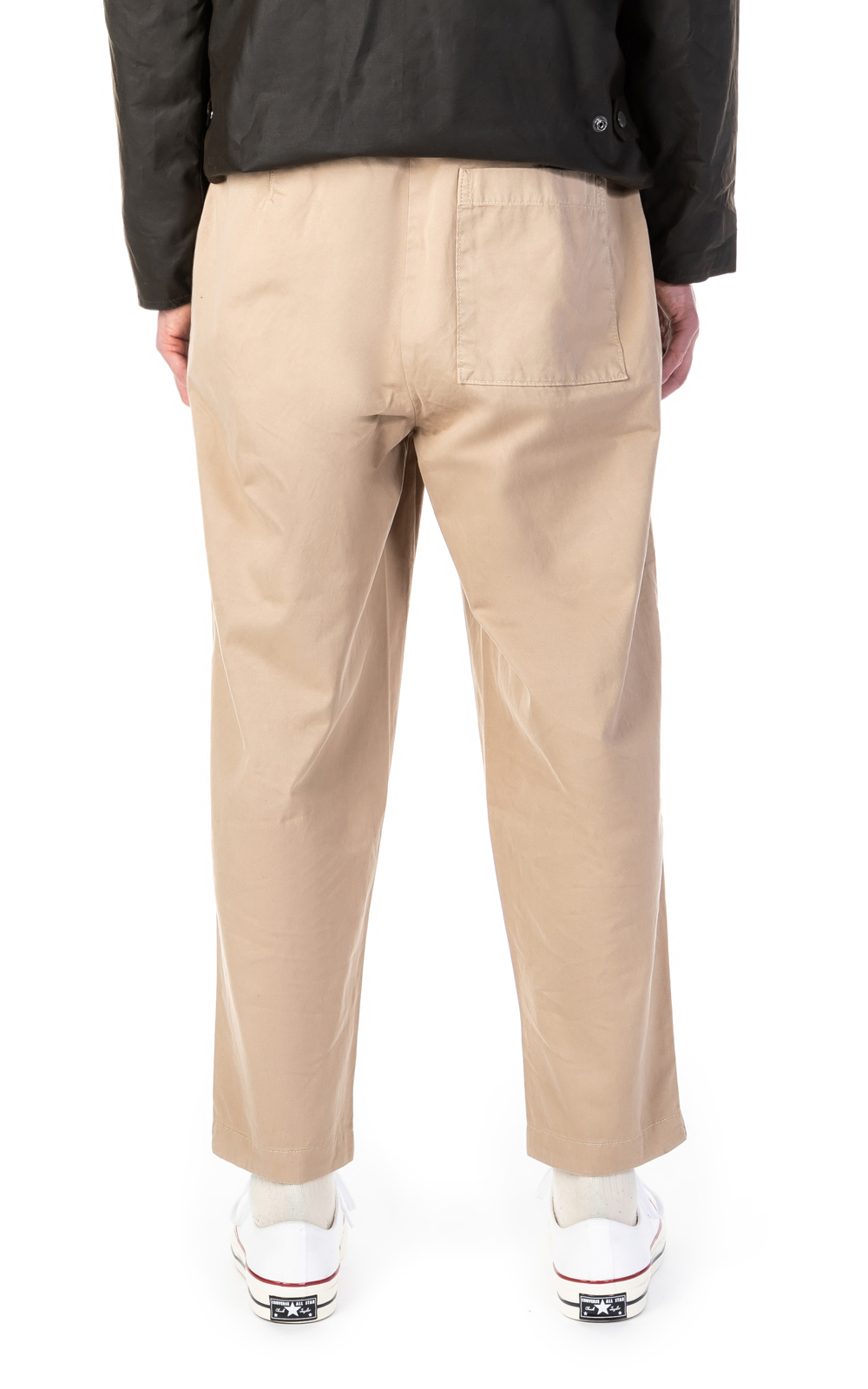 Barbour White Label Twill Rugby Pant Sand | Cultizm