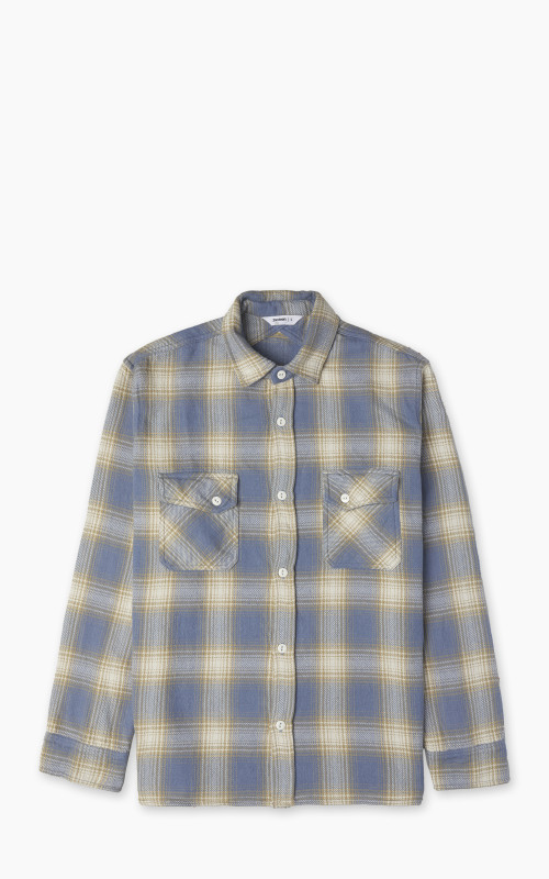 3sixteen Crosscut Flannel Plaid Powder Blue