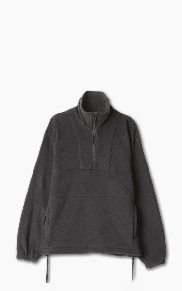 Yoke Fleece Pullover Shirt Black