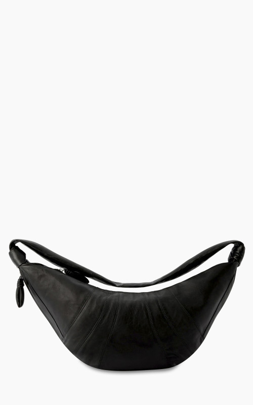 Lemaire Large Croissant Bag Nappa Leather Black