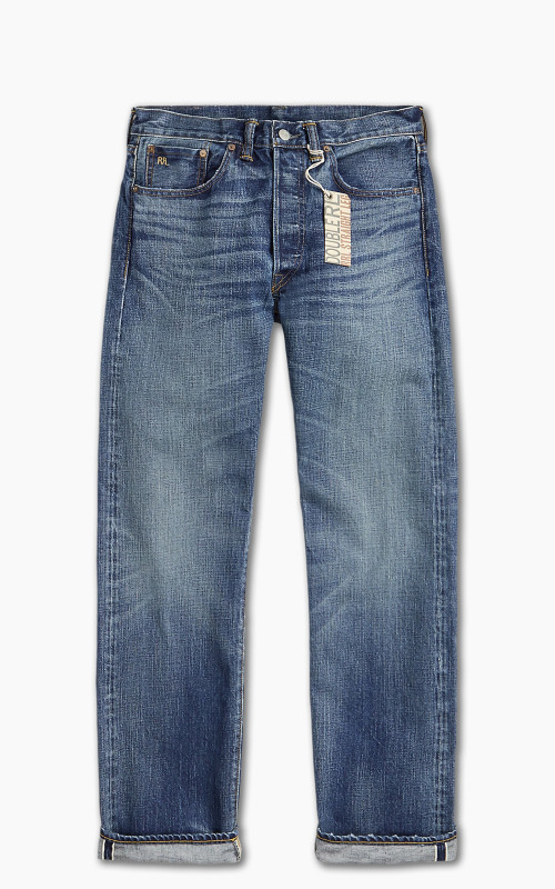 RRL Straight Fit 5-Pocket Selvedge Denim Hillsview Wash