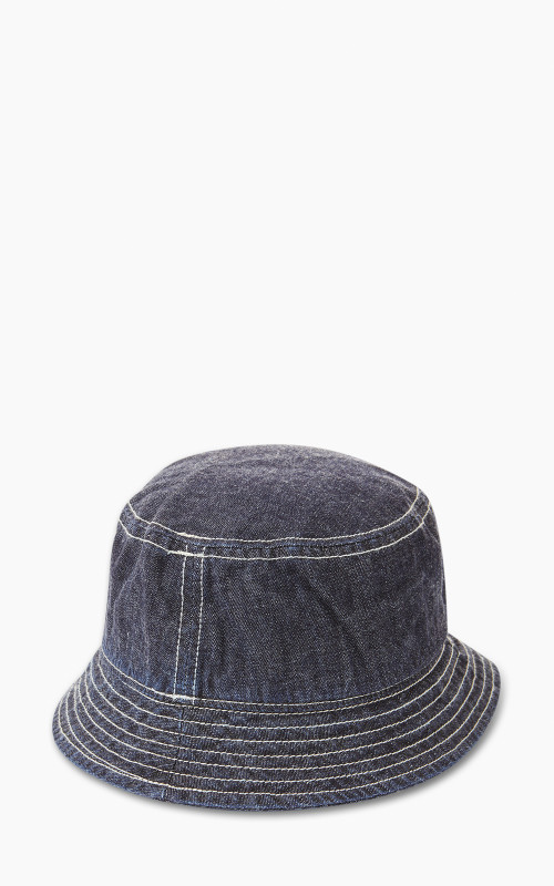 Nigel Cabourn Bucket Hat Denim Indigo