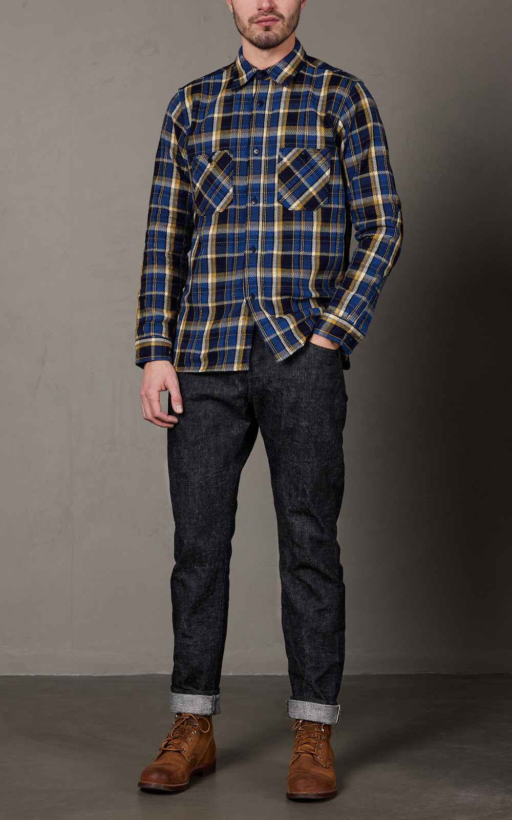Samurai Jeans S211BK “Koku-Benkei” Slubby Denim Black 17oz