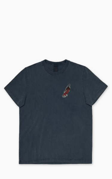 Nudie Jeans Roy Basement Tracks T-Shirt Blue