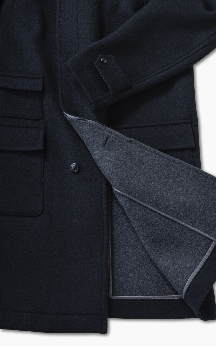 美品❗️KAPTAIN SUNSHINE / Traveller Coat 38 Kaptain Sunshine Traveller Coat Dark Brown | Cultizm