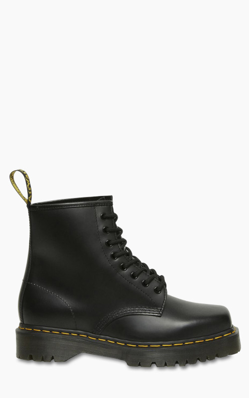 Dr. Martens 1460 Bex Squared Toe Leather Lace Up Boots Black | Cultizm