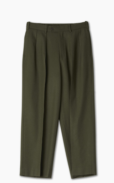 Markaware Double Pleated Trousers Olive