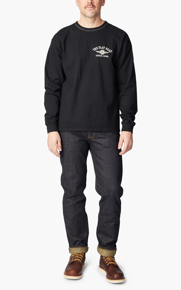 【HI FI FNK】Stressed Vintage Longsleeve Long Sleeves