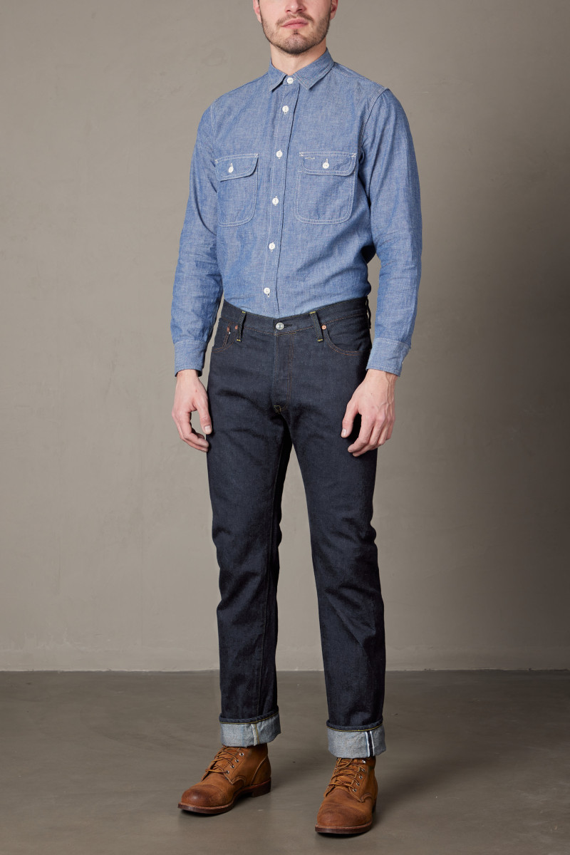【別倉庫からの配送】 FOB-Factory-F151-23-Selvedge- パンツ