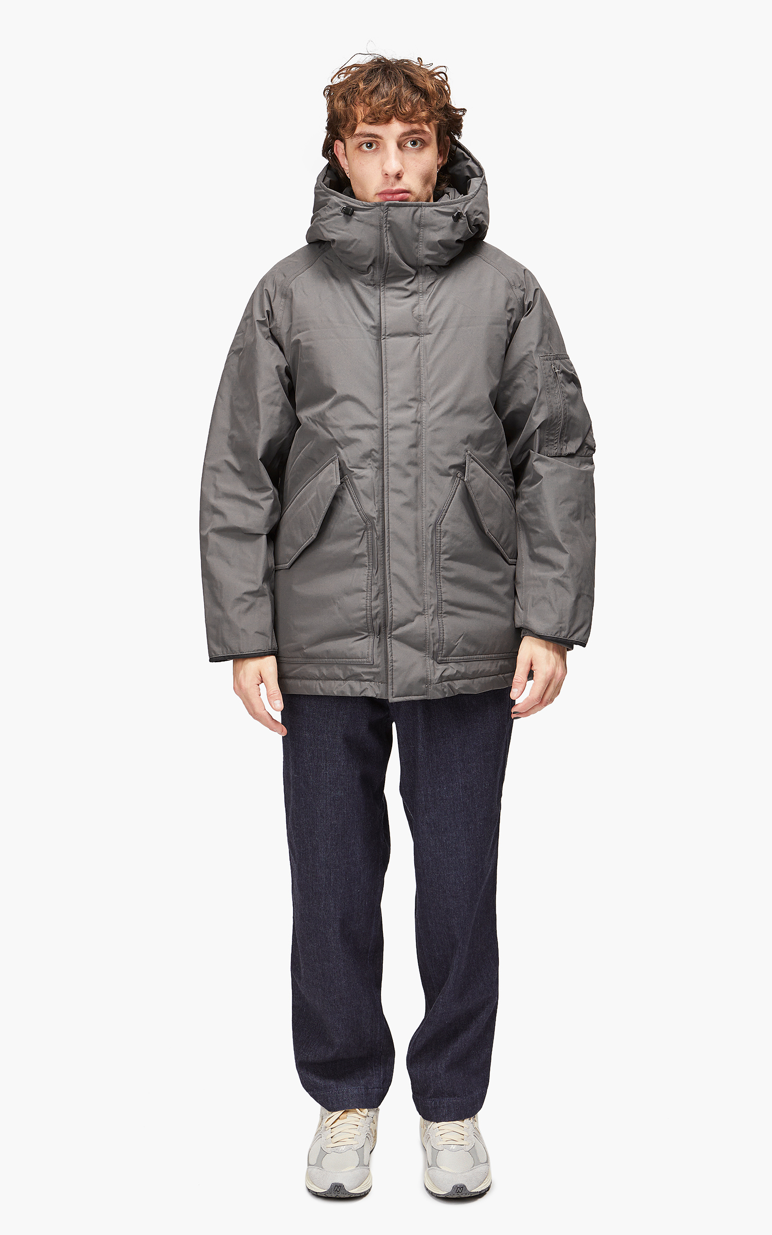 Nanamica GORE-TEX Down Coat Grey | Cultizm