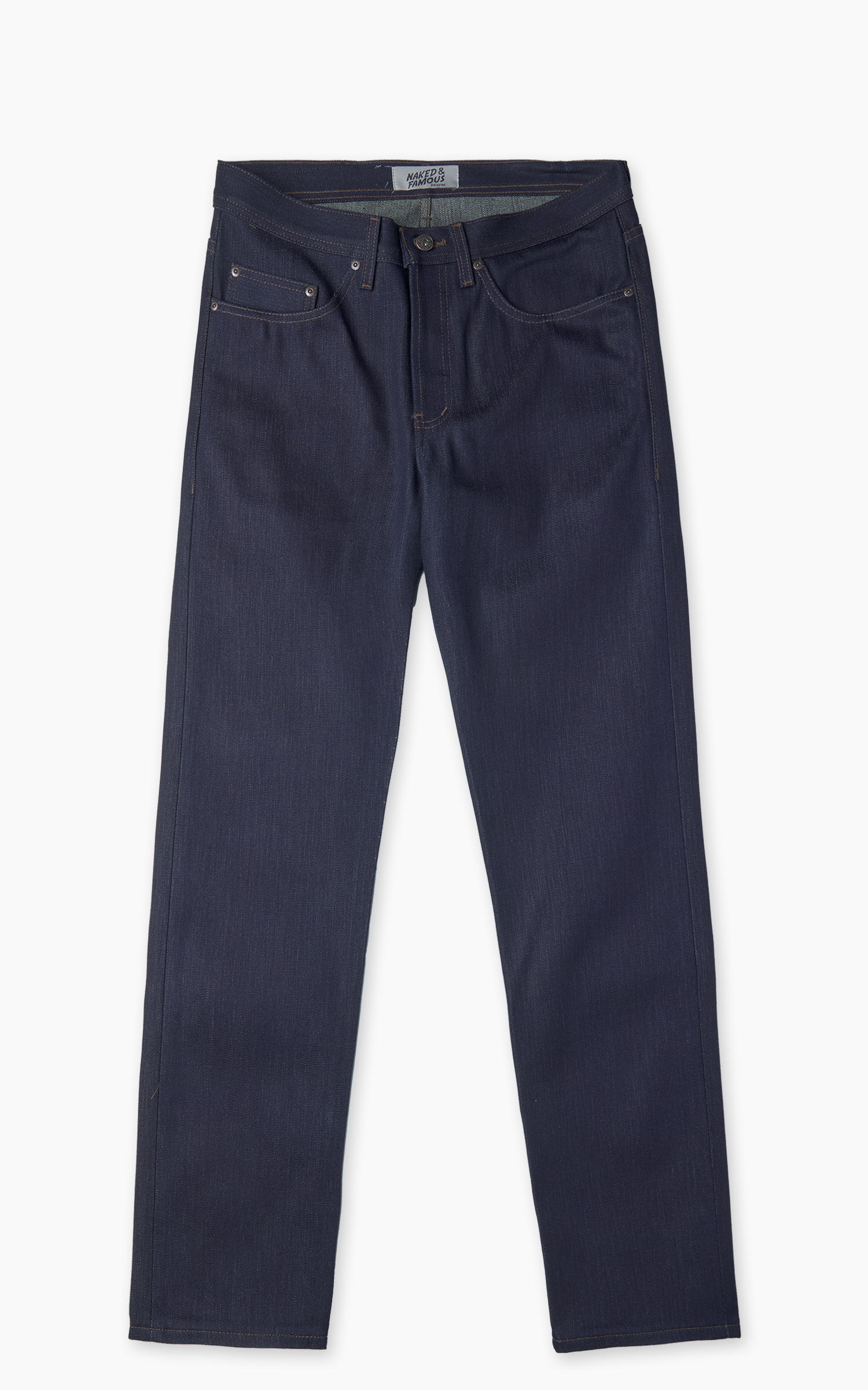 Naked & Famous Denim Weird Guy Matcha Selvedge Indigo 15oz | Cultizm