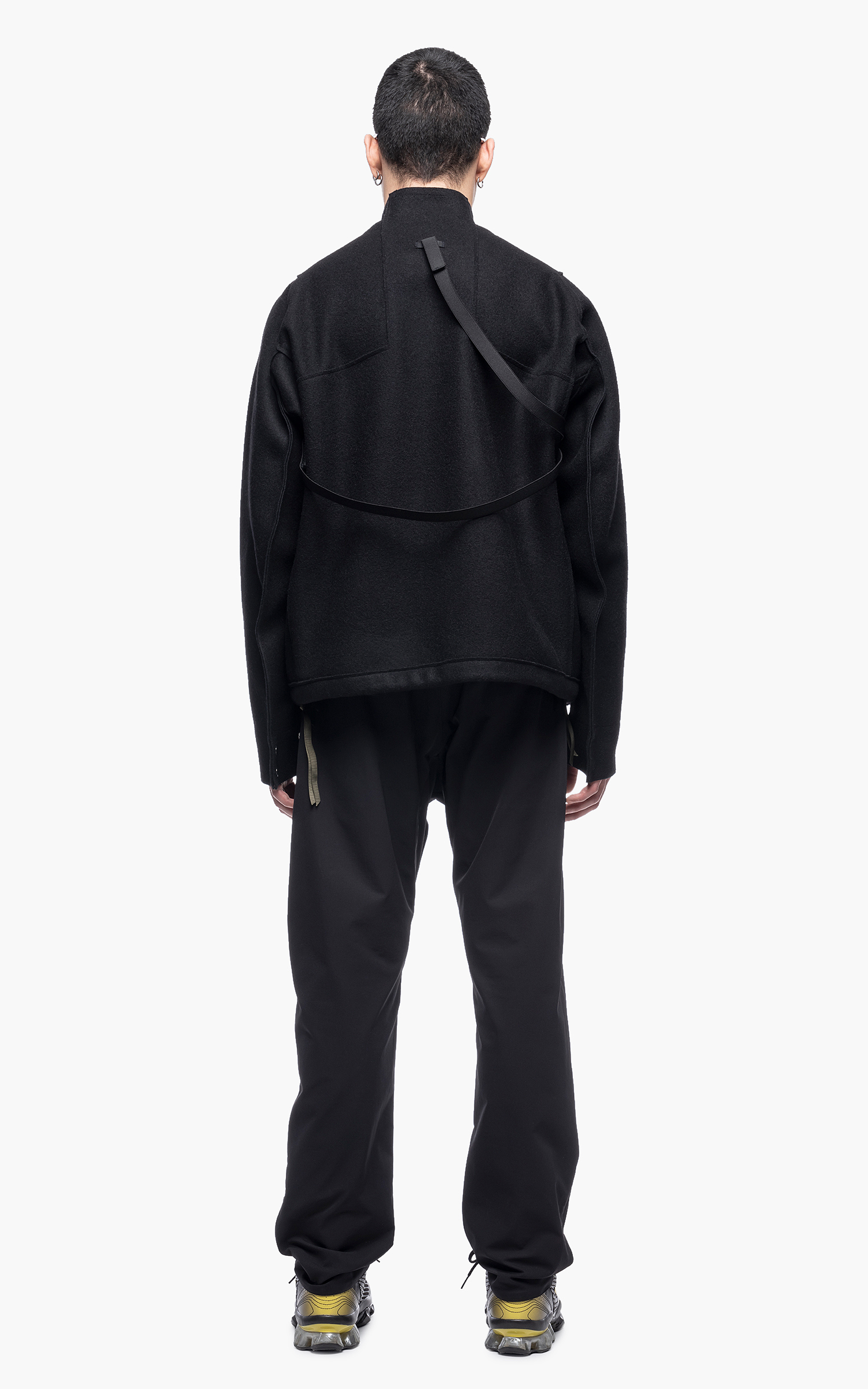 Acronym J70-BU Softshell Burel® Wool Jacket Black | Cultizm