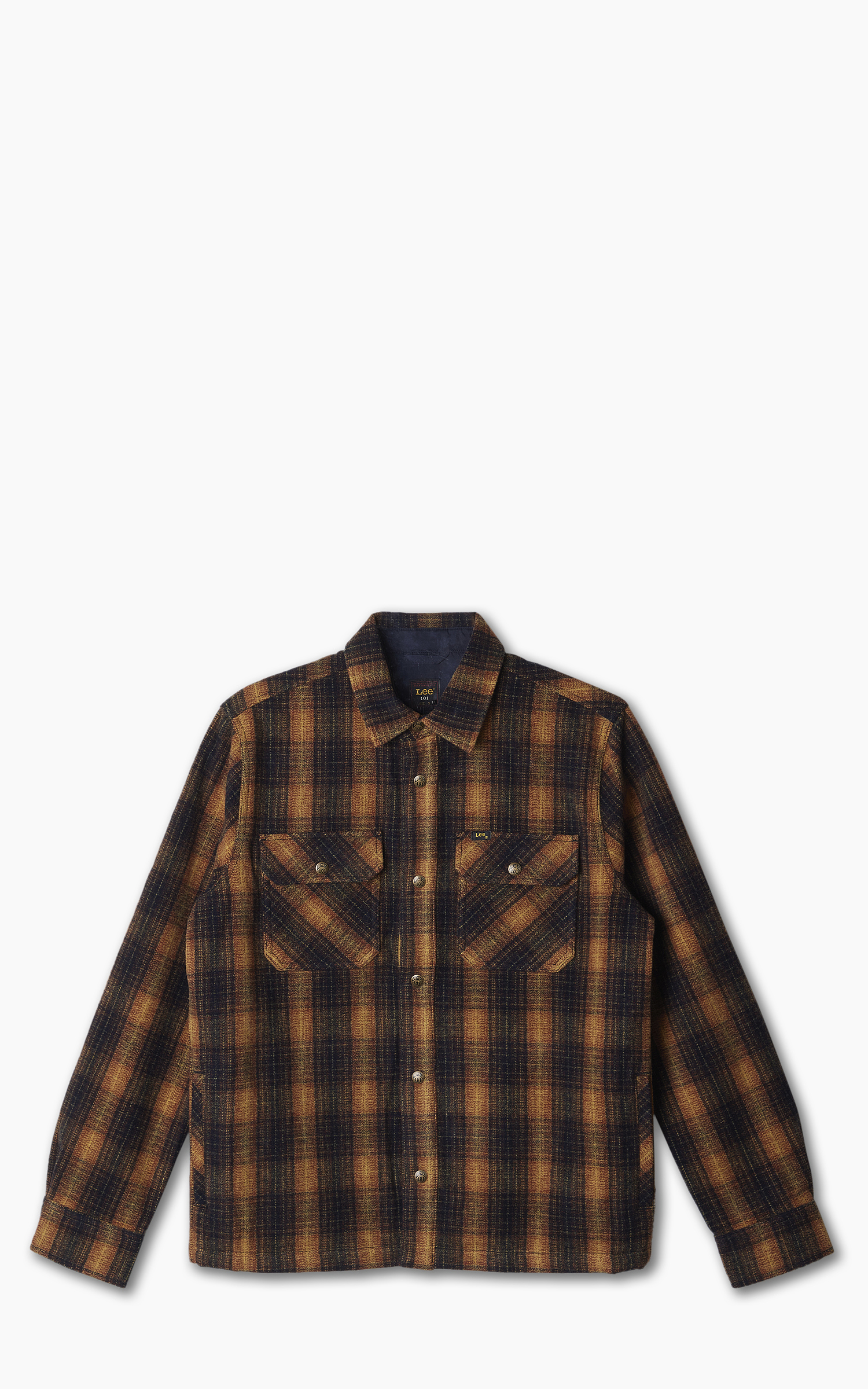 Lee 101 Wool Overshirt Sky Captain Cultizm