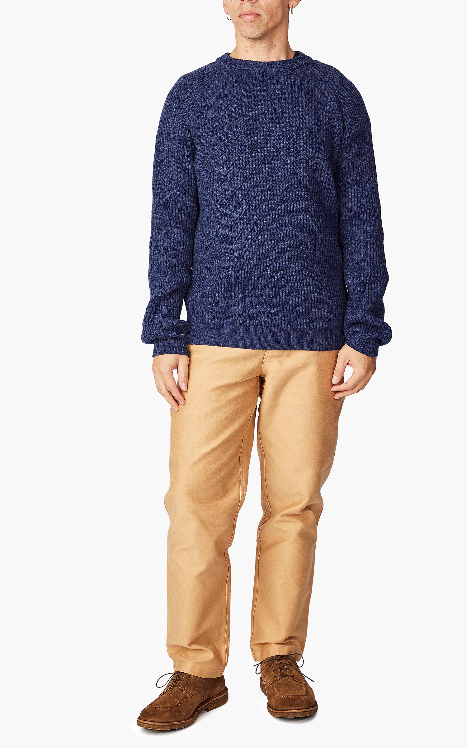 Le Mont St Michel Steny Alpaca Sweater Navy Cultizm