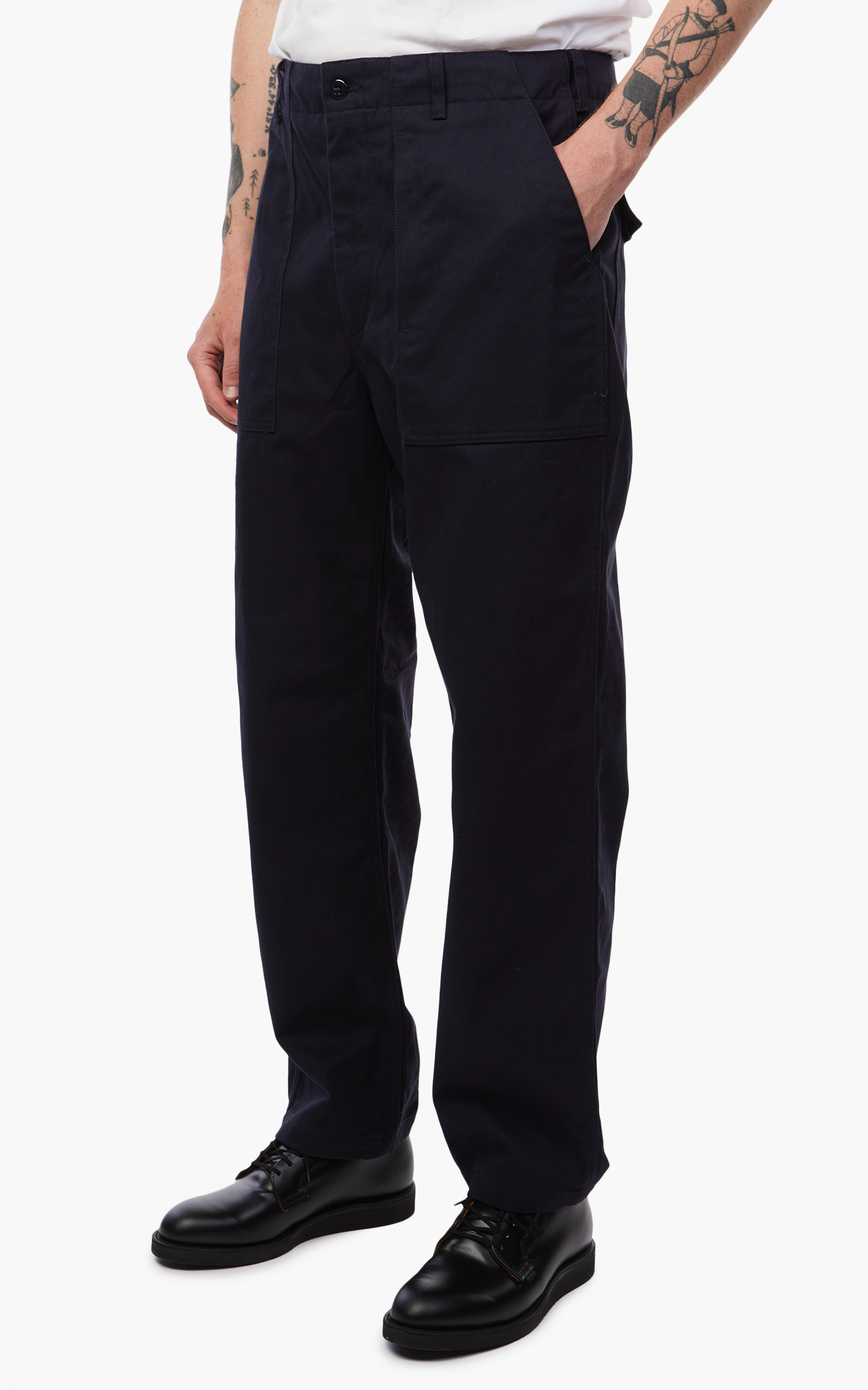 Engineered Garments Fatigue Pant Cotton Heavy Twill Dark Navy | Cultizm