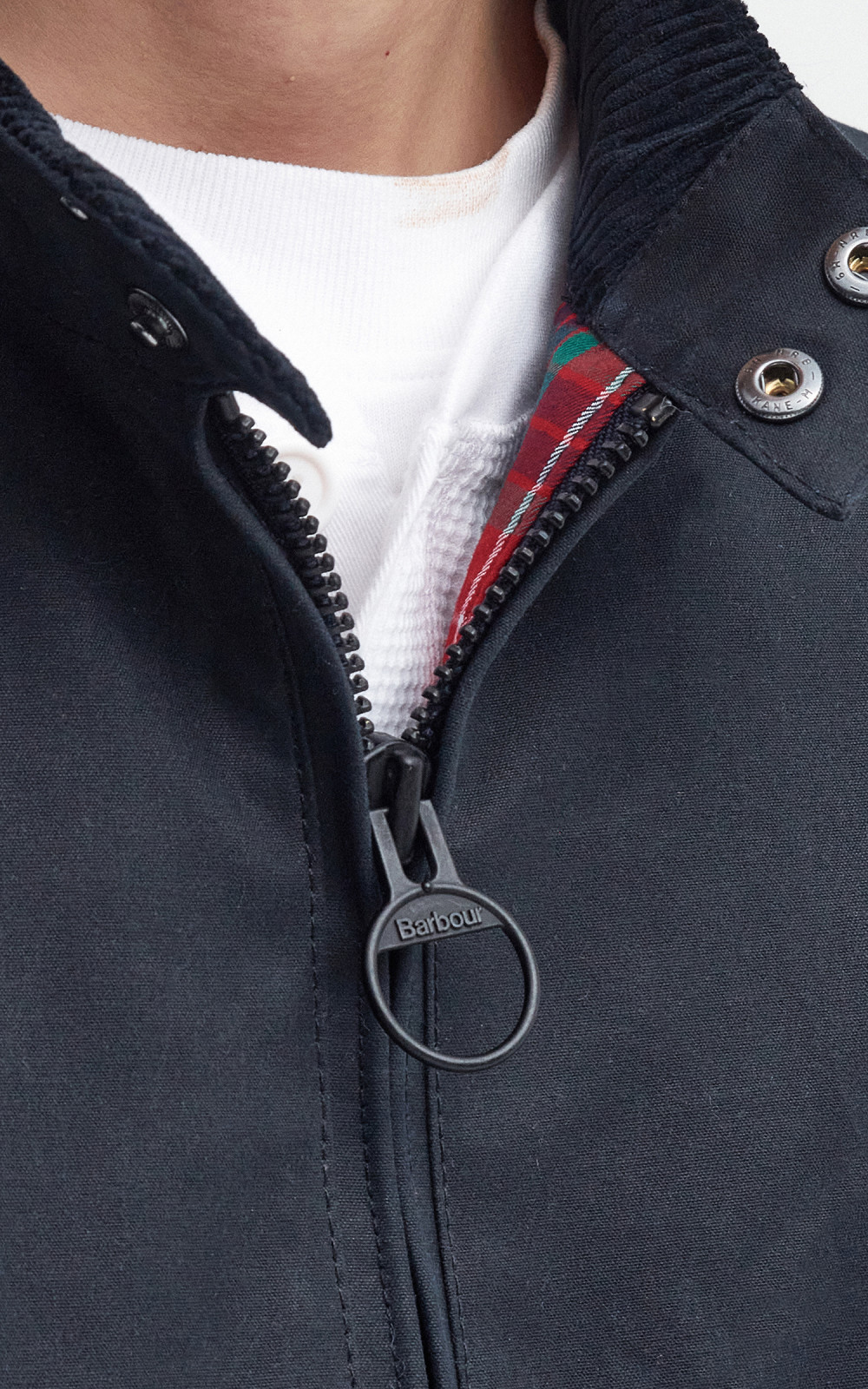 Barbour x Baracuta Porton Wax Jacket Navy | Cultizm